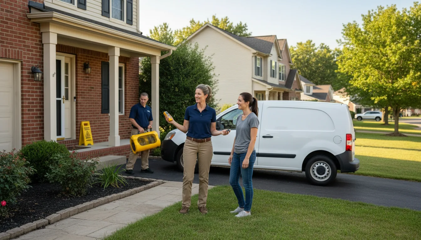 Residential water damage restoration in Jefferson, NY
